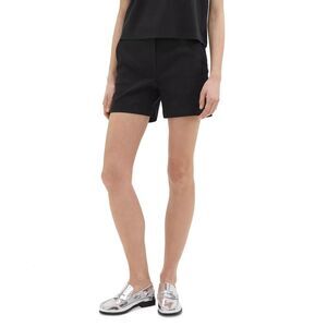 Theory Women's Shorts Sz 10 Straight Leg Tab Dune Brown